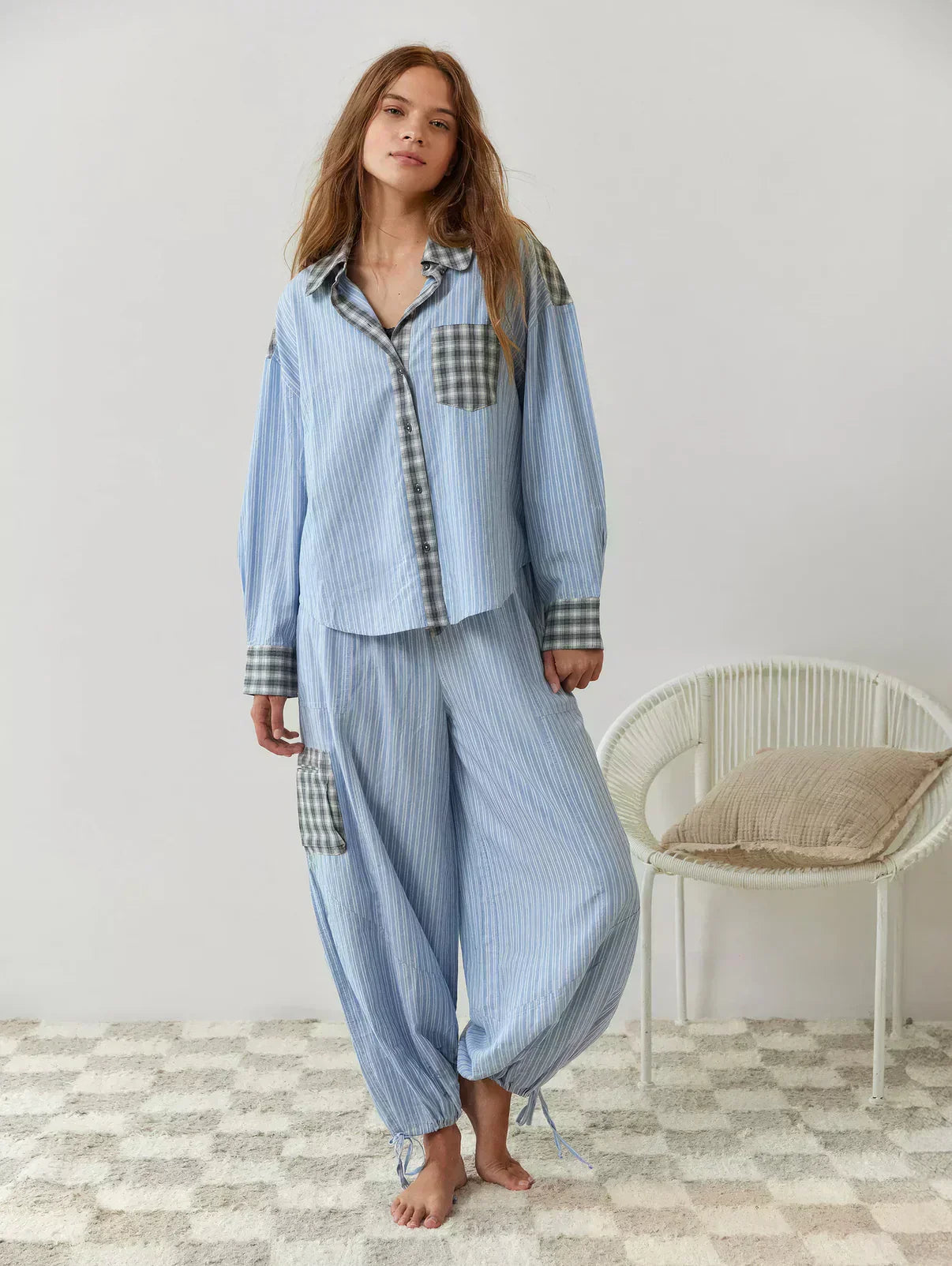 Nina Women's Two Piece Set | Classic Plaid Co Ord for Spring 7