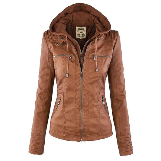 Nina Women's Winter Jacket | Cozy Hood, Slim Fit Design 0