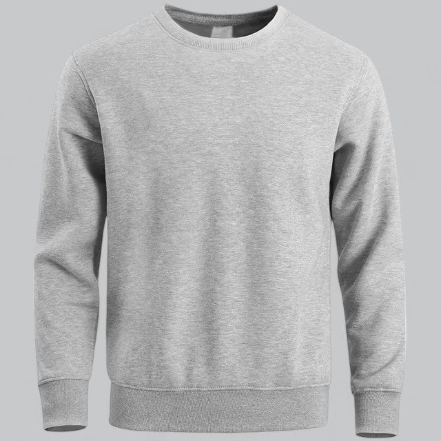 Noble Men's Classic Crew Neck Sweatshirt | Minimalist Comfort, Versatile Style 0