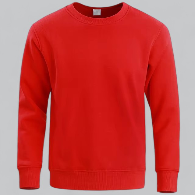 Noble Men's Classic Crew Neck Sweatshirt | Minimalist Comfort, Versatile Style 5