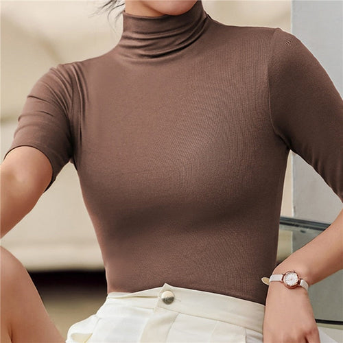 Nora Women's Turtleneck | Seamless Slim Fit, Breathable Fabric 3