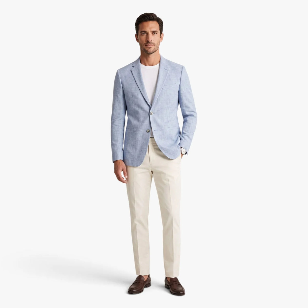 Olan Men's Linen Blazer | Lightweight Summer Jacket, Casual Fit 2