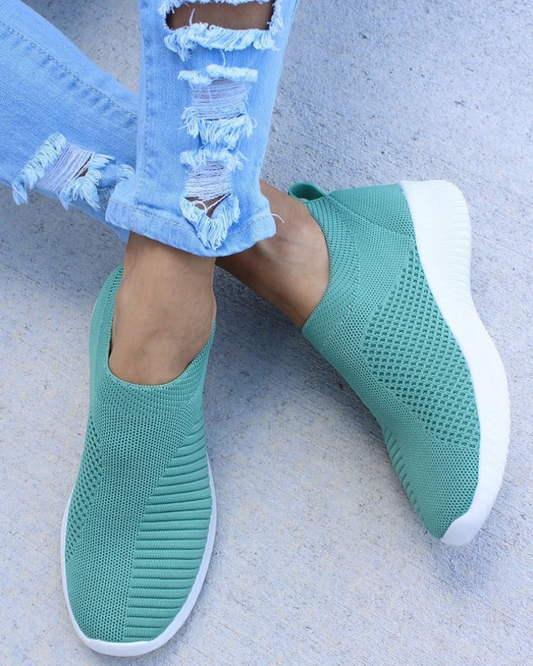Olivia Women's Running Sneakers | Flexible Knit Design 0