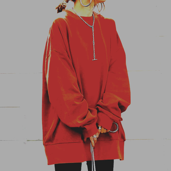 Olivia Women's Sweatshirt | Cozy Oversized Crew Neck 4