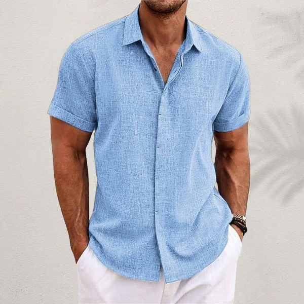 Olivier Men's Linen Shirt | Classic Fit, Breathable 5