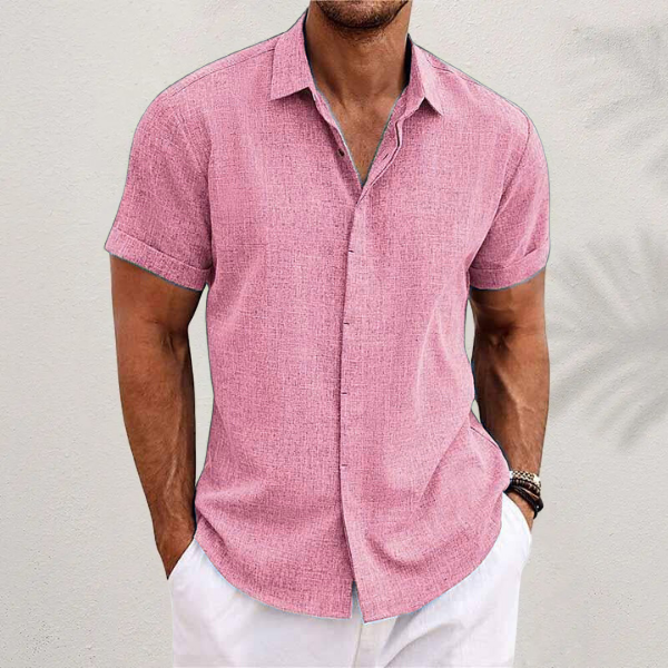 Olivier Men's Linen Shirt | Classic Fit, Breathable 6