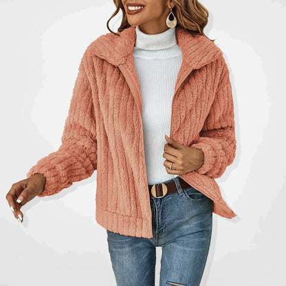 Olwen Women's Quilted Jacket | Plush Fleece, Oversized Fit 3
