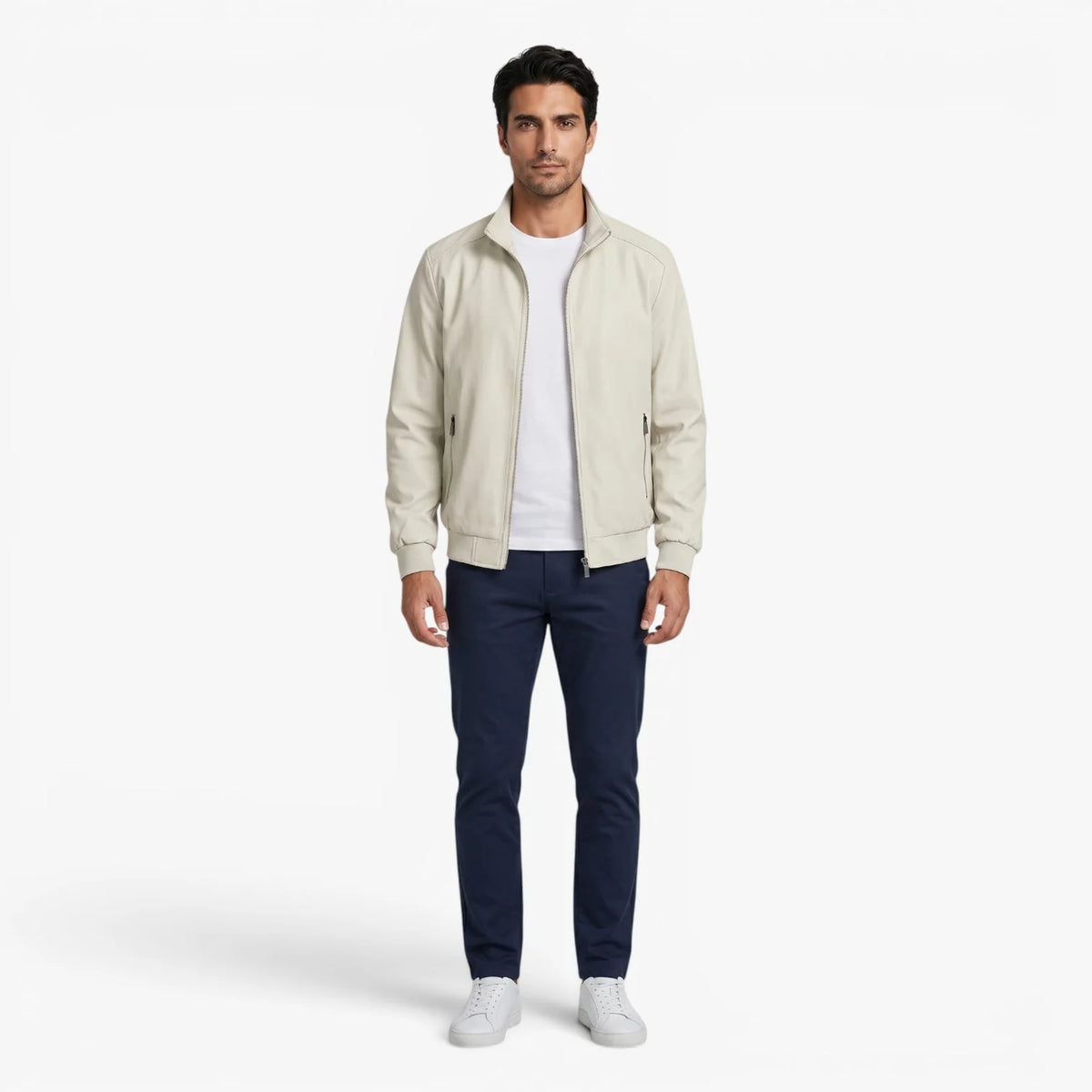 Oren Men's Bomber Jacket | Durable Polyester, Stand-up Collar 2
