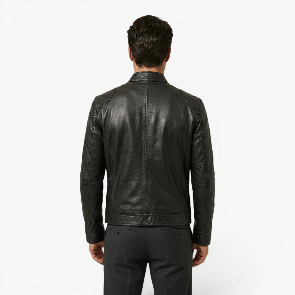 Oren Men's Motorcycle Jacket | Durable Faux Leather, Tailored Fit 3