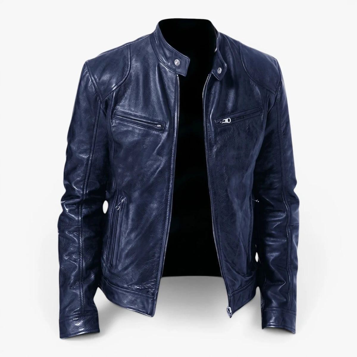 Oren Men's Motorcycle Jacket | Durable Faux Leather, Tailored Fit 4