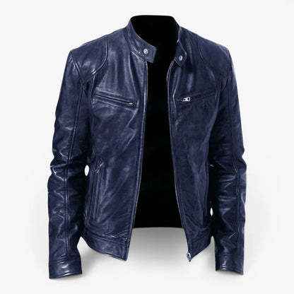 Oren Men's Motorcycle Jacket | Durable Faux Leather, Tailored Fit 4