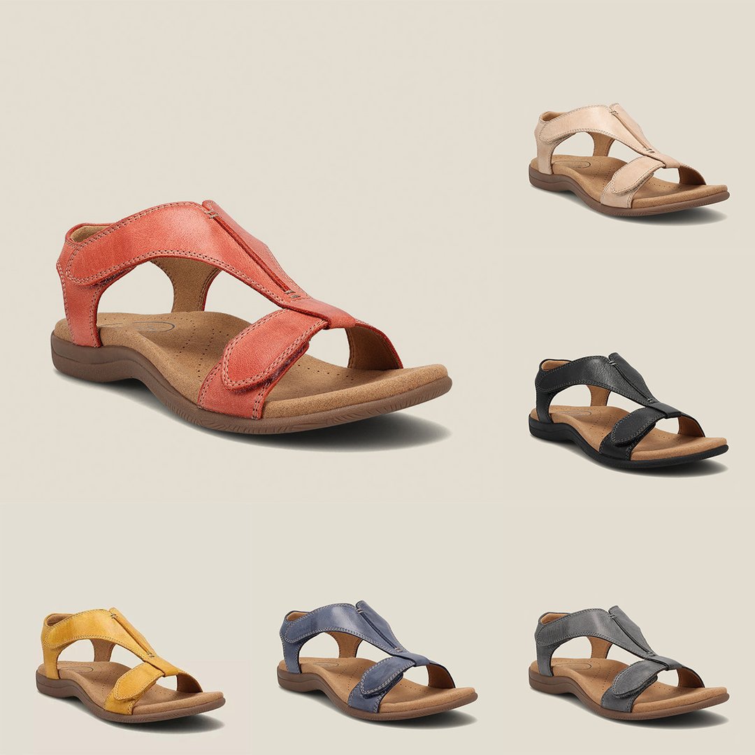Oriana Women's Sandals | Memory Foam Comfort, T-Strap Design 3