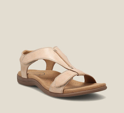 Oriana Women's Sandals | Memory Foam Comfort, T-Strap Design 5