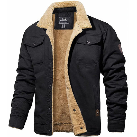 Owen Men's Winter Jacket | Sherpa-Lined Warmth, Casual Winter Coat 0