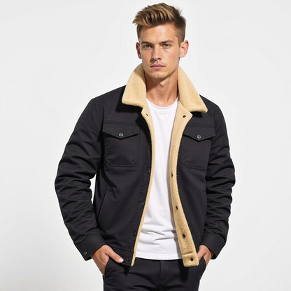 Owen Men's Winter Jacket | Sherpa-Lined Warmth, Casual Winter Coat 2