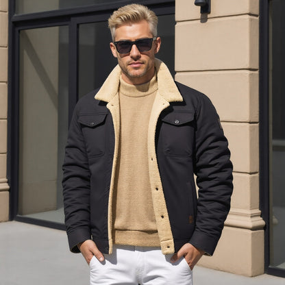 Owen Men's Winter Jacket | Sherpa-Lined Warmth, Casual Winter Coat 5