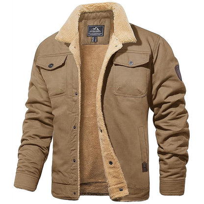 Owen Men's Winter Jacket | Sherpa-Lined Warmth, Casual Winter Coat 7
