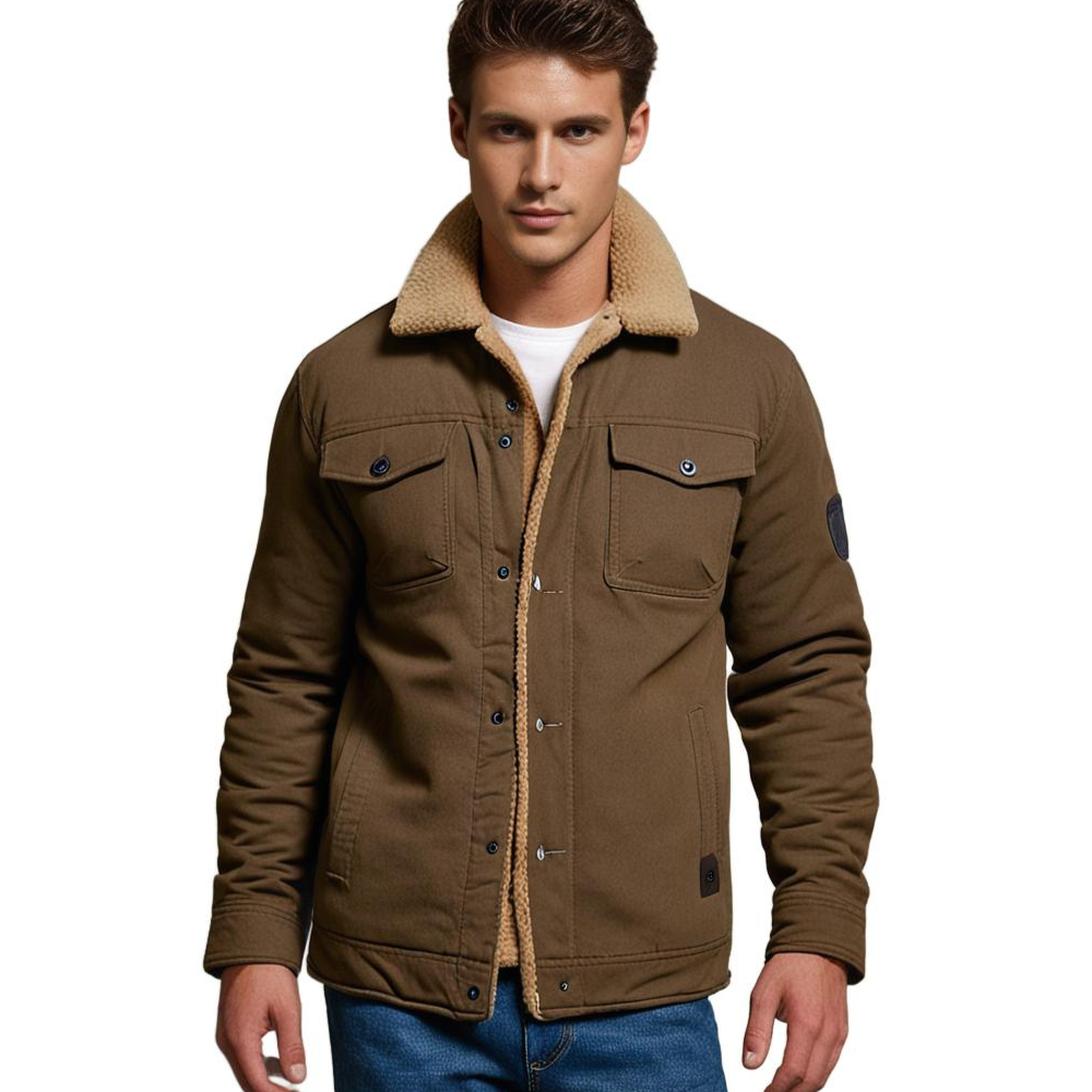 Owen Men's Winter Jacket | Sherpa-Lined Warmth, Casual Winter Coat 8