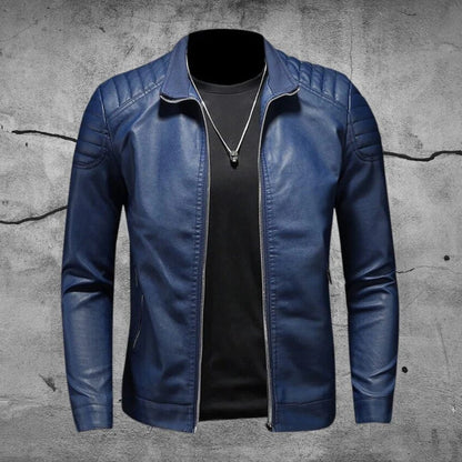 Parker Men's Biker Jacket | Timeless Design, Versatile Style 0