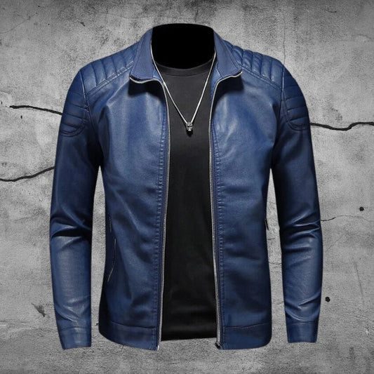 Parker Men's Biker Jacket | Timeless Design, Versatile Style 0
