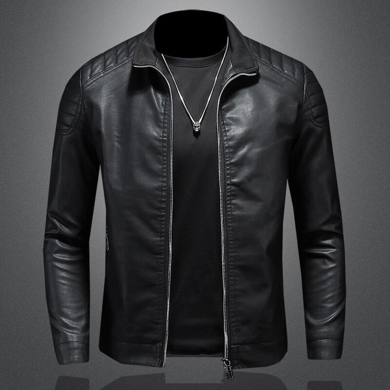 Parker Men's Biker Jacket | Timeless Design, Versatile Style 2