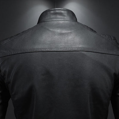 Parker Men's Biker Jacket | Timeless Design, Versatile Style 3