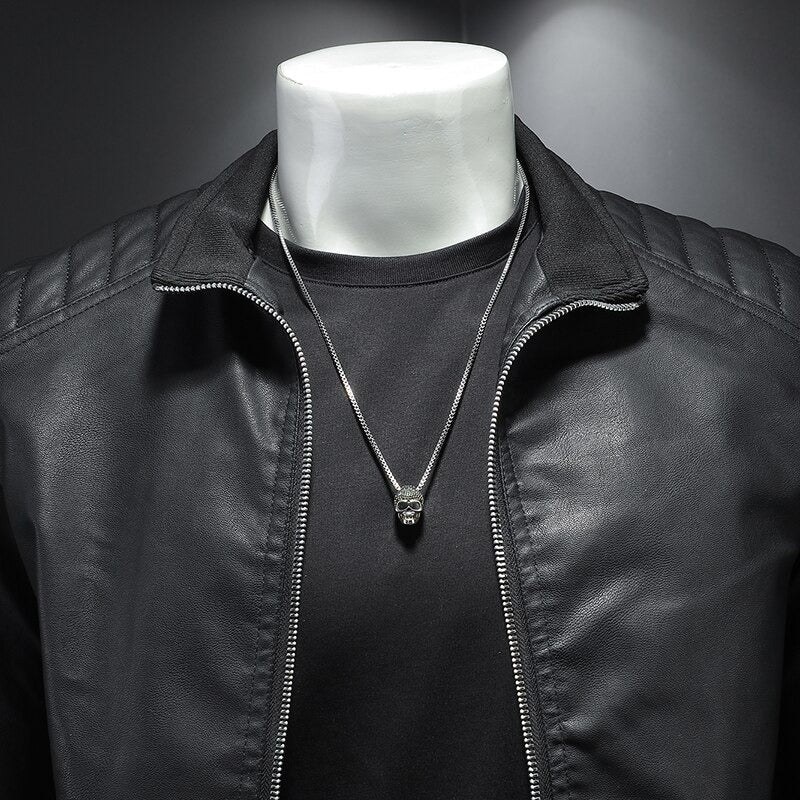 Parker Men's Biker Jacket | Timeless Design, Versatile Style 4