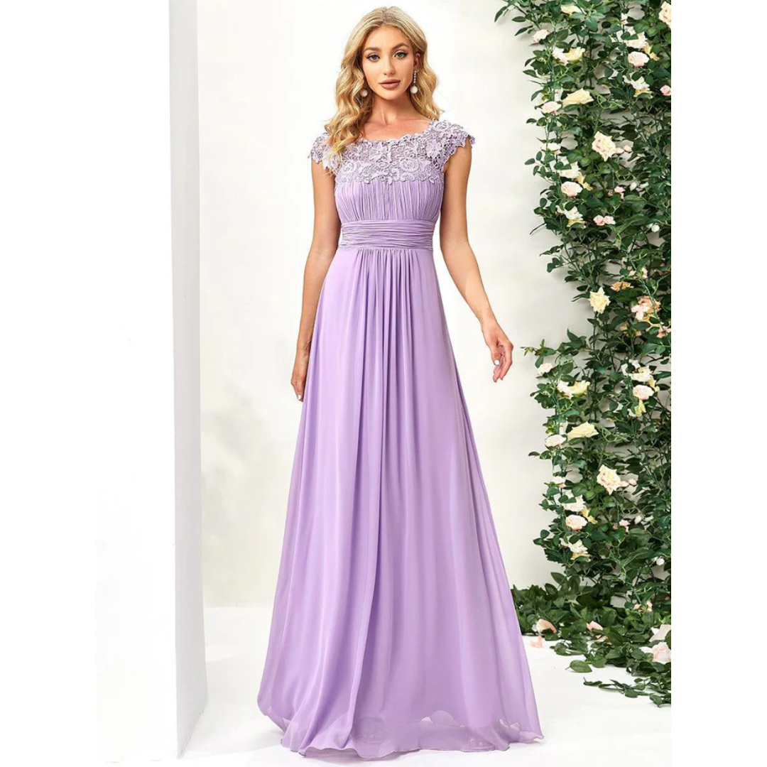 Plea Women's Maxi Dress | Elegant Pleated Design 5