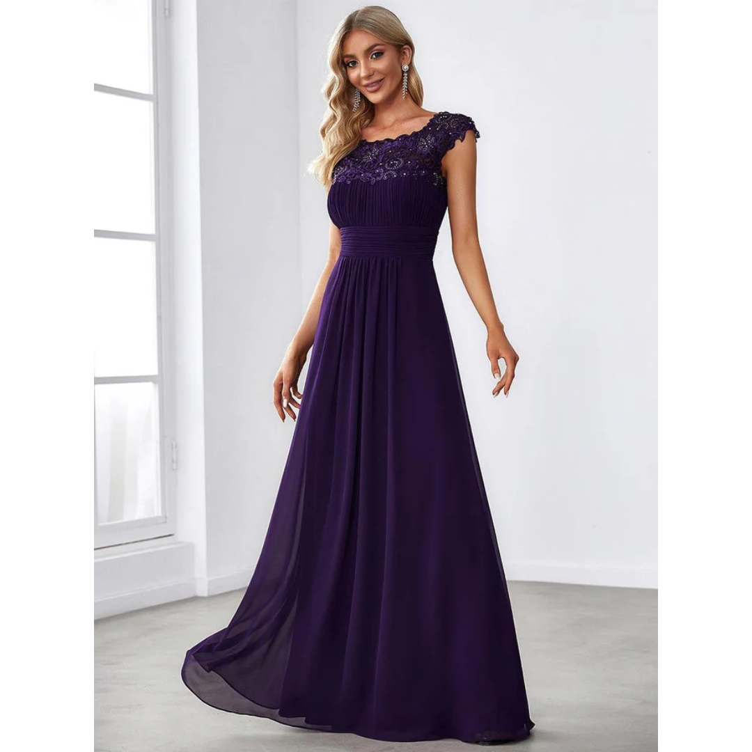 Plea Women's Maxi Dress | Elegant Pleated Design 7