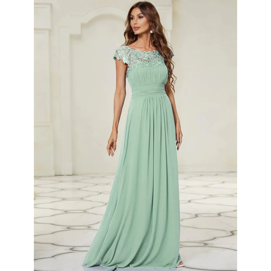 Plea Women's Maxi Dress | Elegant Pleated Design 9