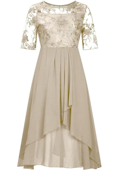 Plea Women's Midi Dress | Elegant Pleated Design, Versatile 4