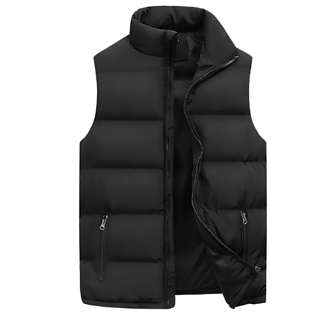 Quinn Men's Puffer Vest | Lightweight Insulated, Modern Stitched Design 1