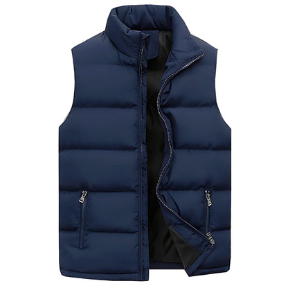 Quinn Men's Puffer Vest | Lightweight Insulated, Modern Stitched Design 2