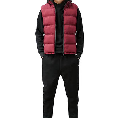 Quinn Men's Puffer Vest | Lightweight Insulated, Modern Stitched Design 4