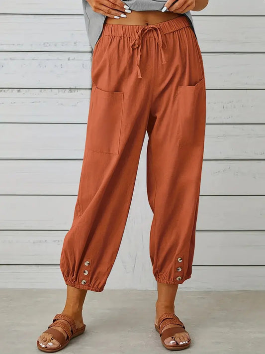 Rela Women's Shorts | Comfortable Drawstring Design 0