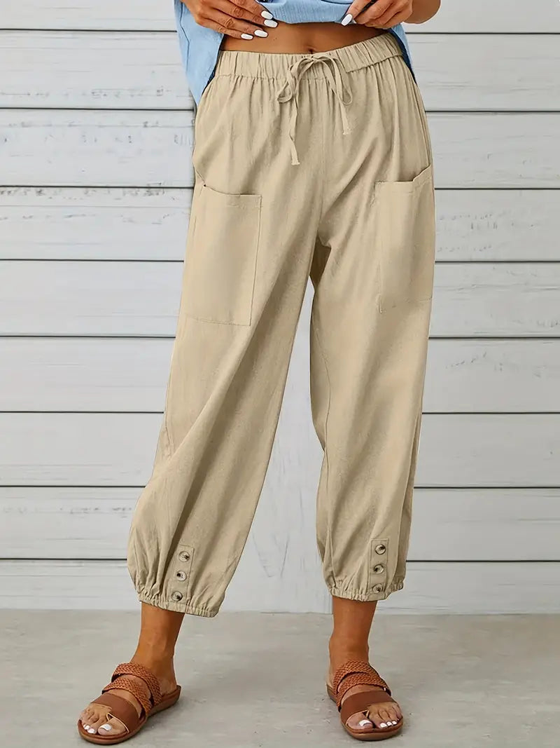 Rela Women's Shorts | Comfortable Drawstring Design 2