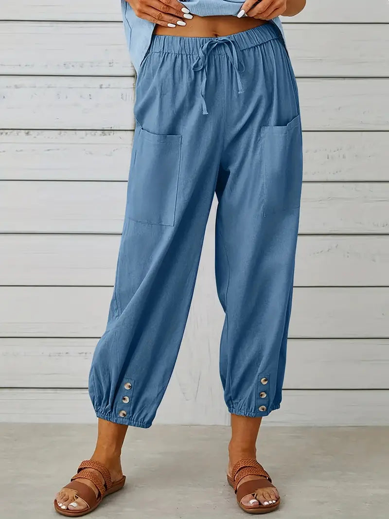 Rela Women's Shorts | Comfortable Drawstring Design 3