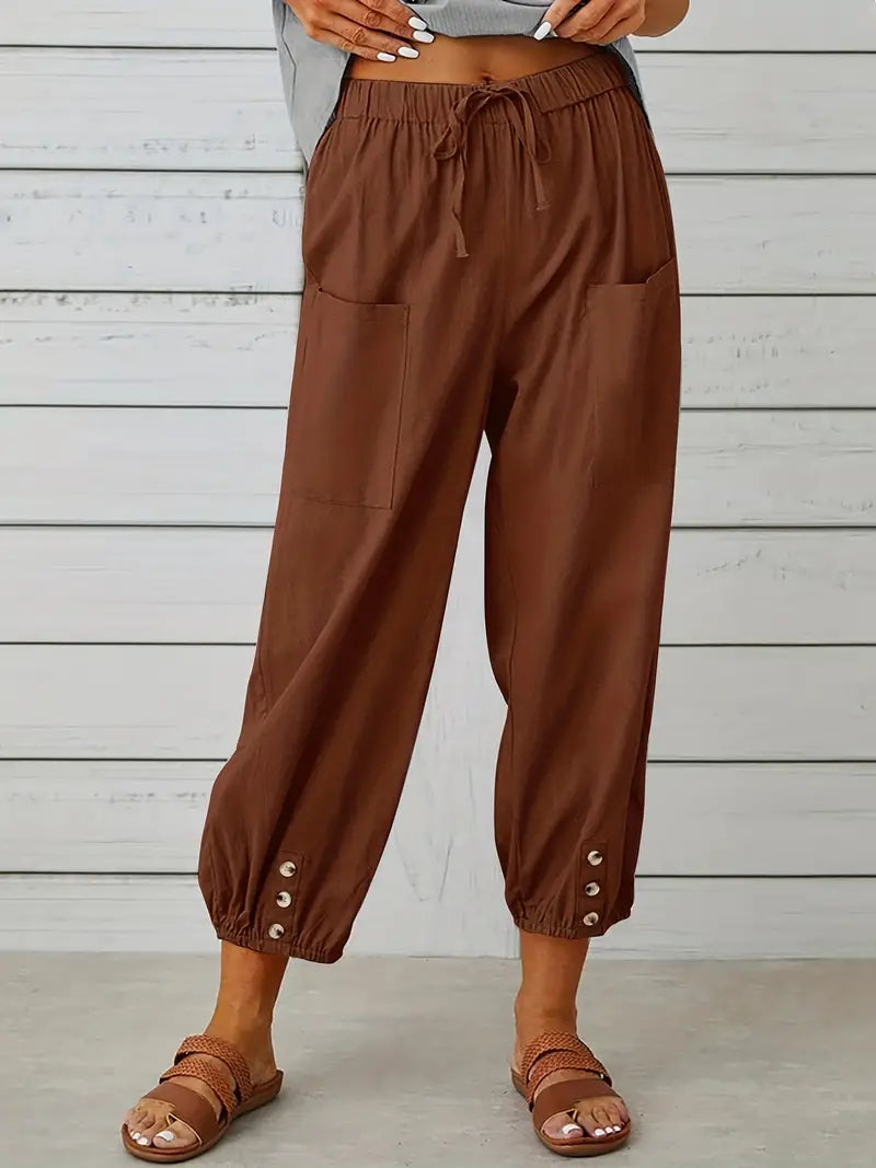 Rela Women's Shorts | Comfortable Drawstring Design 5