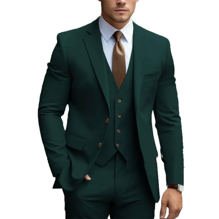 Rex Men's Suit | Modern Fit 3-Piece Wedding Attire 0