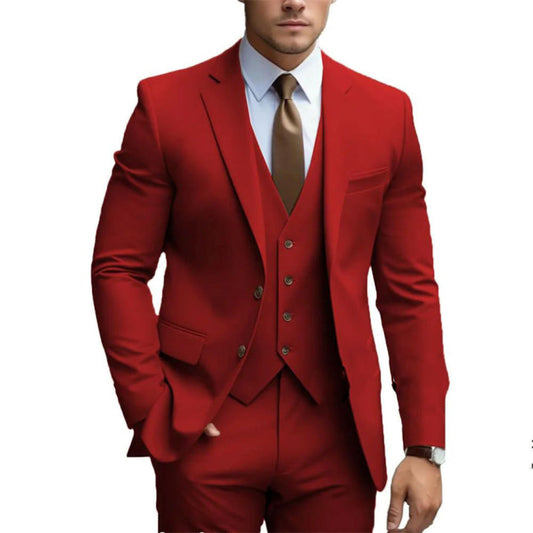 Rex Men's Suit | Modern Fit 3-Piece Wedding Attire 1