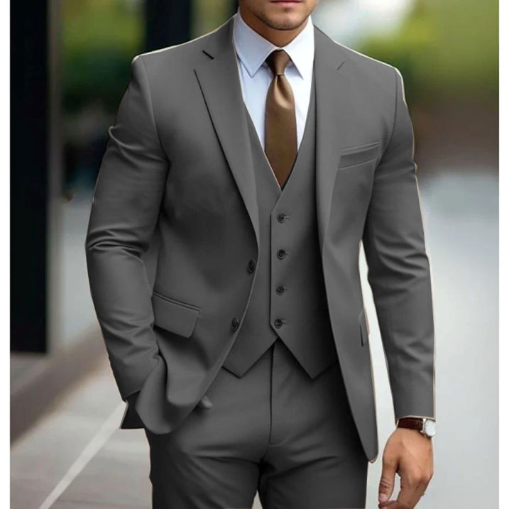 Rex Men's Suit | Modern Fit 3-Piece Wedding Attire 2