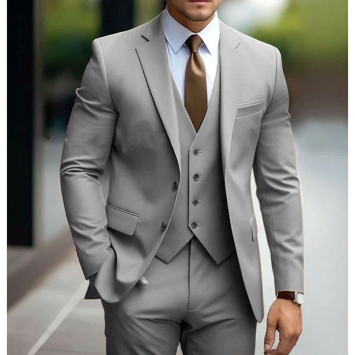Rex Men's Suit | Modern Fit 3-Piece Wedding Attire 3