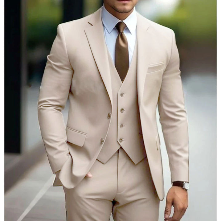 Rex Men's Suit | Modern Fit 3-Piece Wedding Attire 4