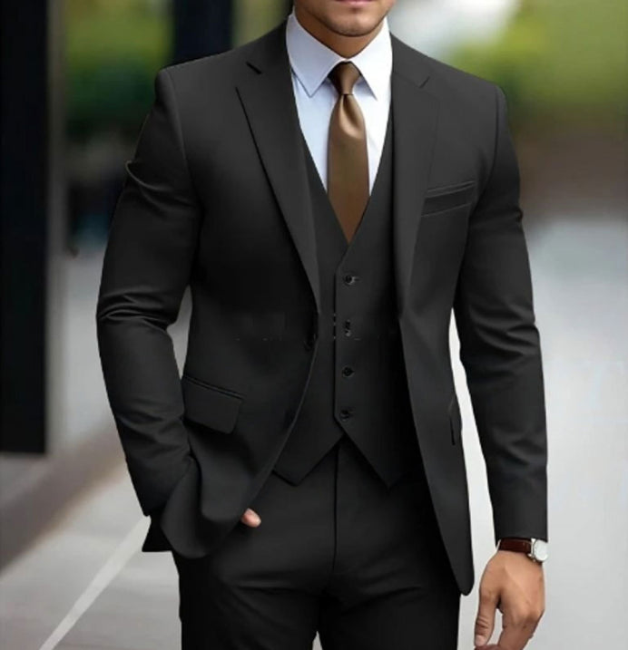 Rex Men's Suit | Modern Fit 3-Piece Wedding Attire 5