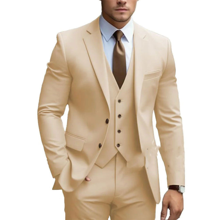 Rex Men's Suit | Modern Fit 3-Piece Wedding Attire 6