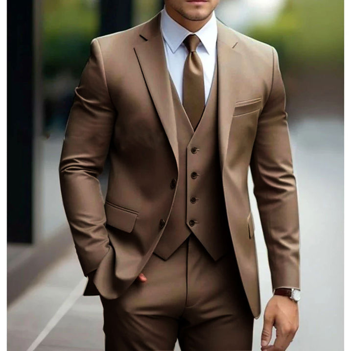 Rex Men's Suit | Modern Fit 3-Piece Wedding Attire 7