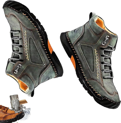 Rexon Men's Orthopedic Boots | Waterproof, Arch Support, Non-Slip Sole 11