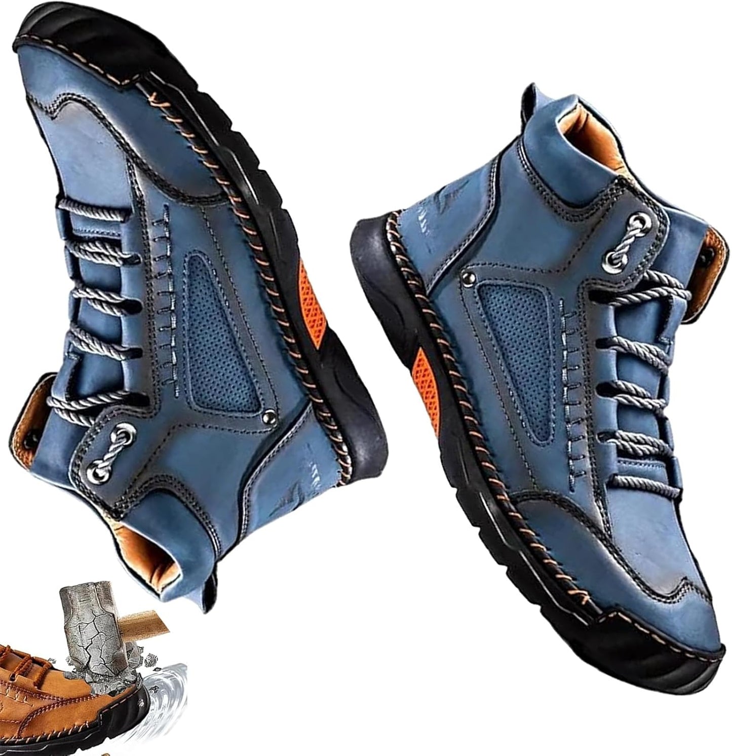 Rexon Men's Orthopedic Boots | Waterproof, Arch Support, Non-Slip Sole 9