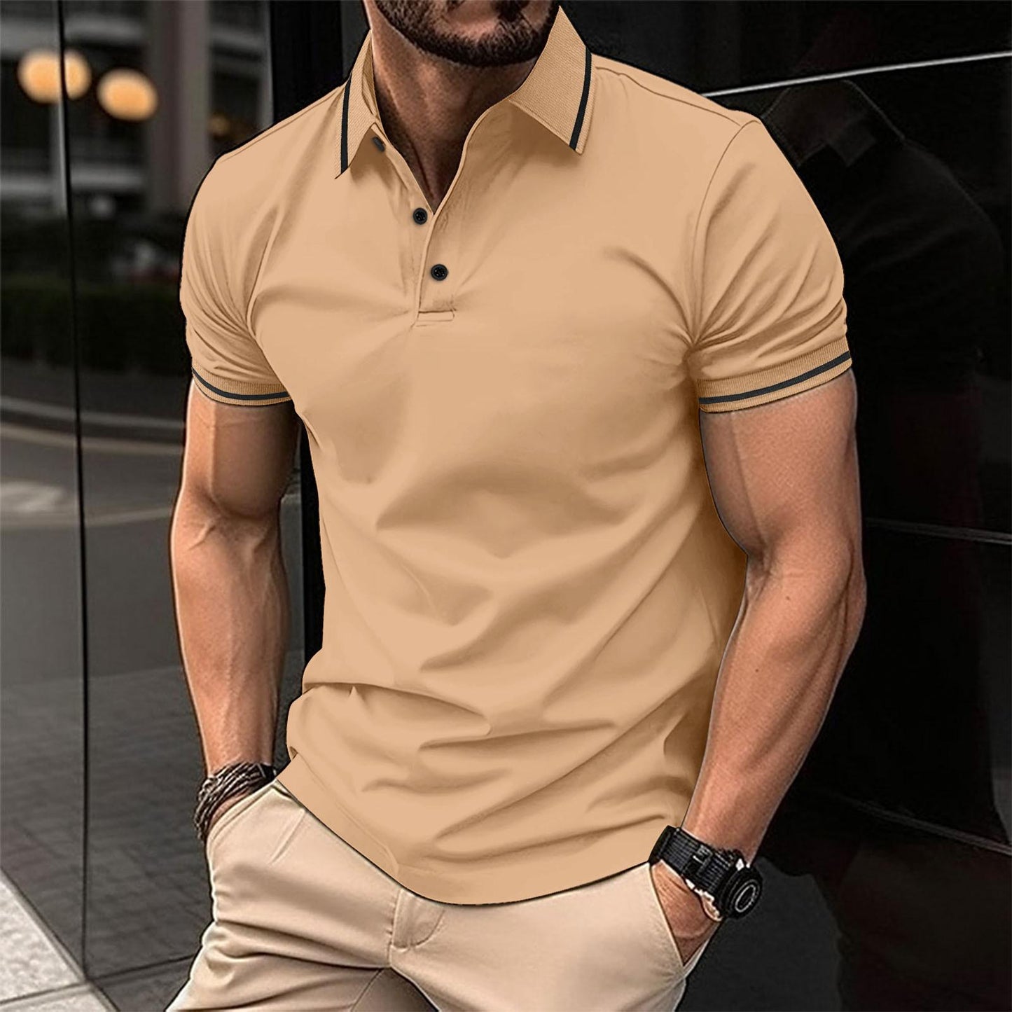 Rico Men's Polo Shirt | Slim Fit, Casual Elegance 5