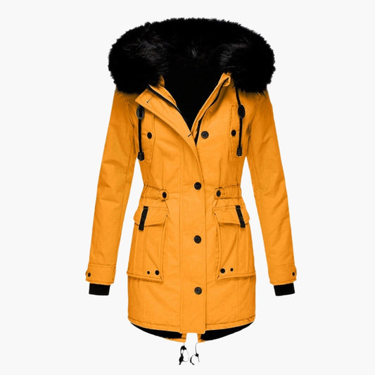 Rita Women's Parka Coat | Thick Insulation, Faux Fur Hood 0